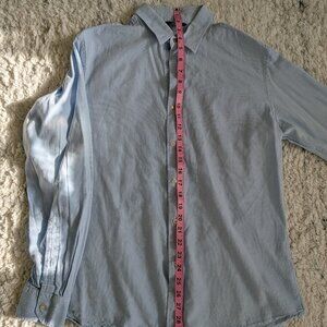 Teddy Stratford Light Blue Royal Oxford Long Sleeve Button Down